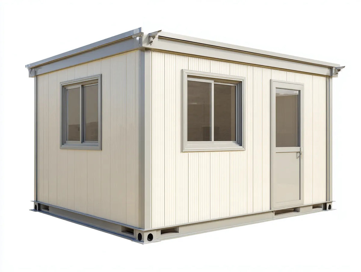 Metall-Gerätehaus 180×160×200 cm - Grau - Satteldach für Im Freien